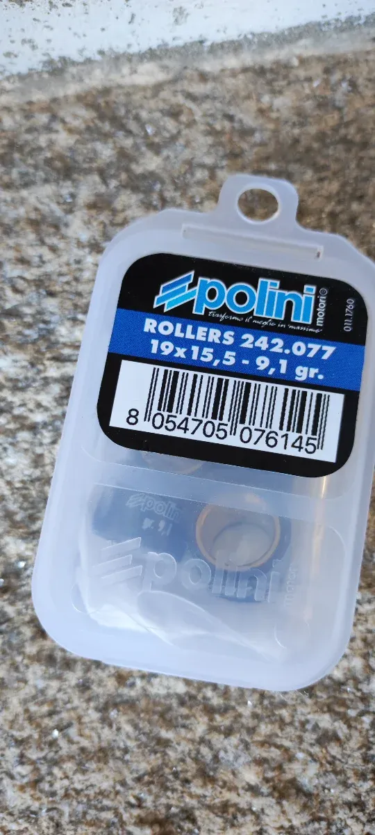 Rodillos Polini 19x15,5 - 9,1 gr.