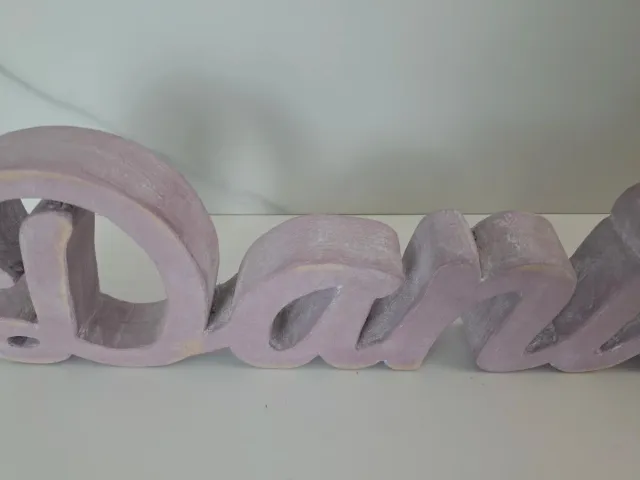 Letras decorativas Daniela madera
