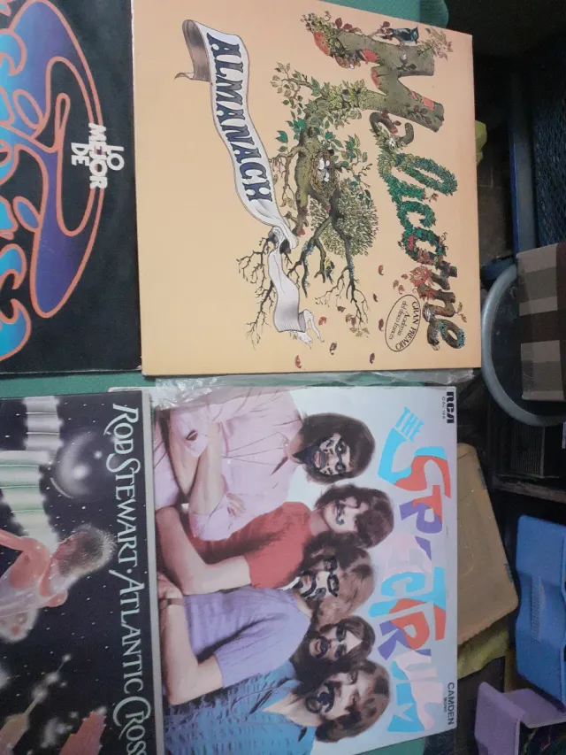 Lote 4 Vinilos LP: Malicorne, Osibisa, Rod Stewart