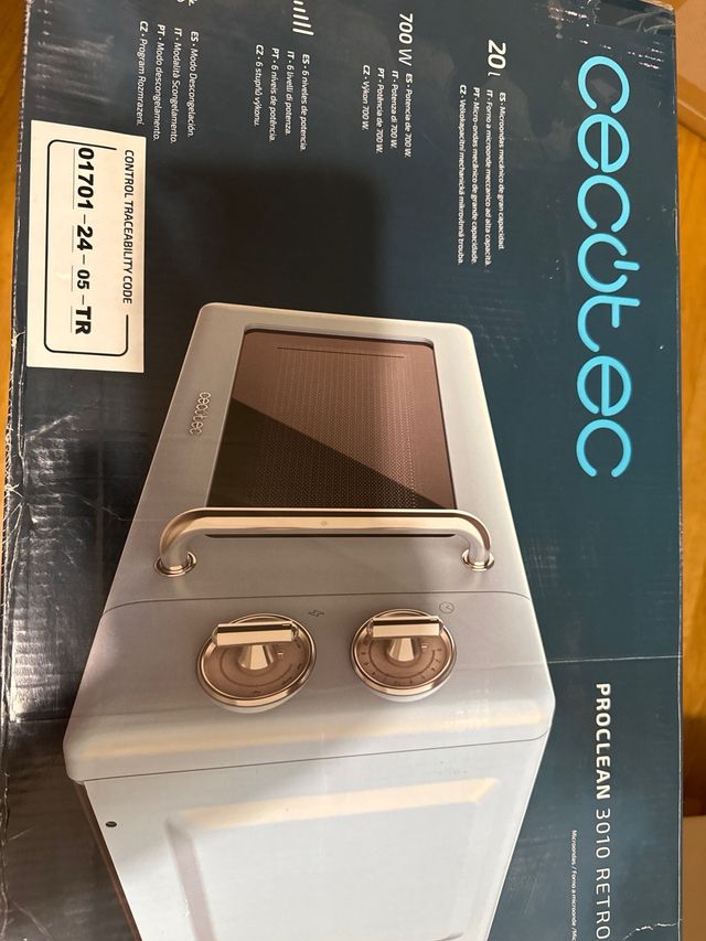 Horno Cecotec Vintage 20L Azul