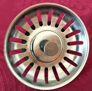 Tapón colador acero inoxidable fregadero