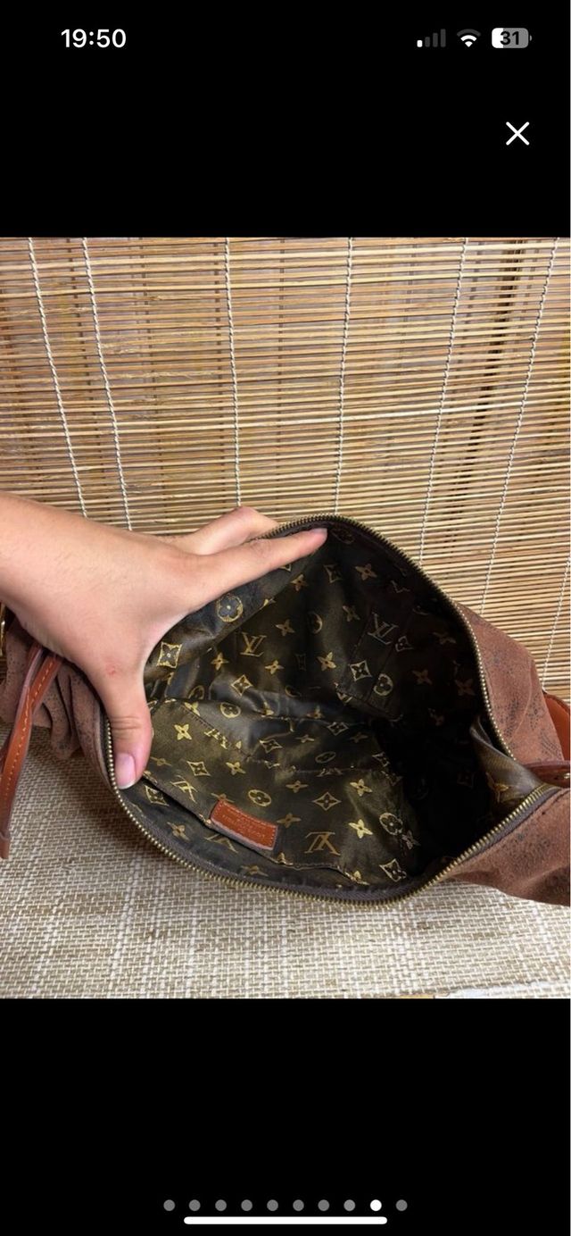 Borsa a spalla Monogram Vintage Y2K Marrone