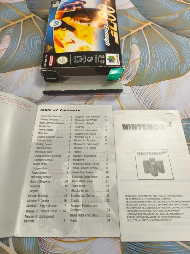 ✨007 Il Mondo Non Basta Mai ☢️ Nintendo 64✨