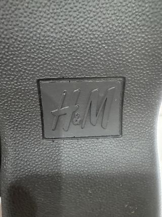 Sandalias negras plataforma, talla 39