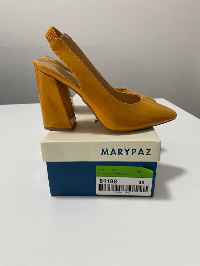 Zapatos de tacón MARYPAZ amarillos talla 35
