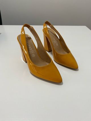 Zapatos de tacón MARYPAZ amarillos talla 35