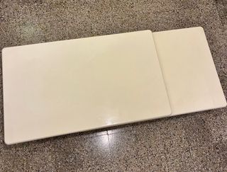 Tavolino basso girevole beige