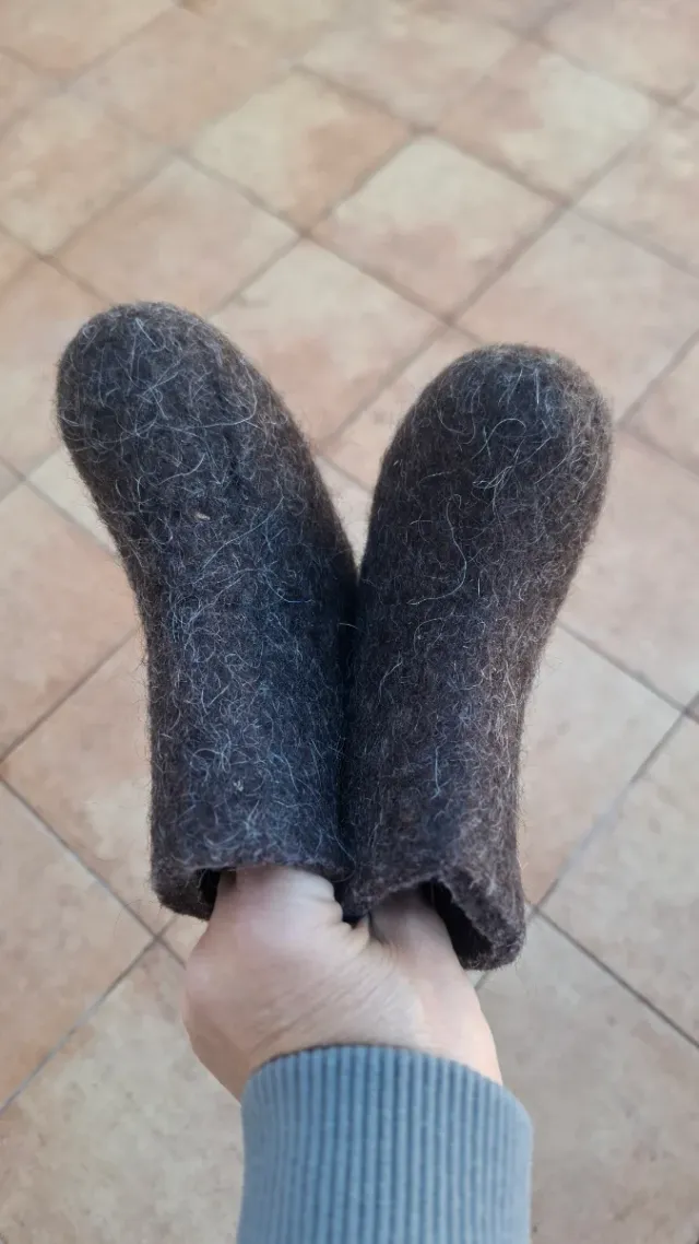 Botas lana oveja bebé/infantil