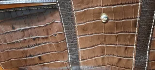 Bolso Roberto Verino Beige y Marrón