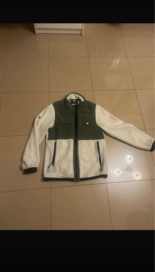 Chaqueta Polar Blue Banana Verde y Blanca