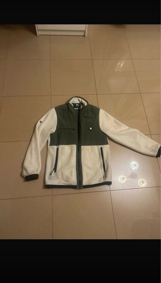 Giubbotto Polar Blue Banana Verde e Bianco