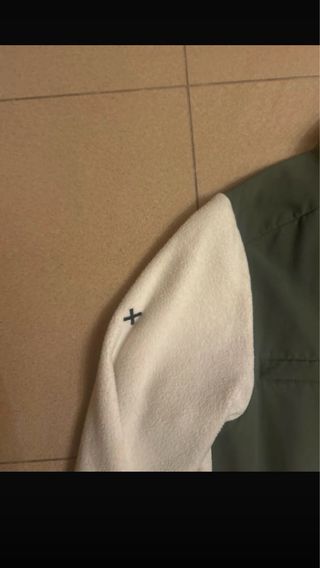 Chaqueta Polar Blue Banana Verde y Blanca