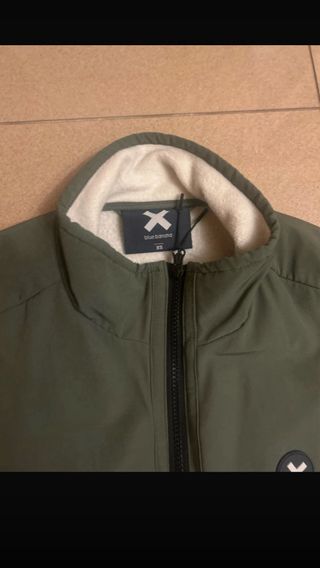 Chaqueta Polar Blue Banana Verde y Blanca