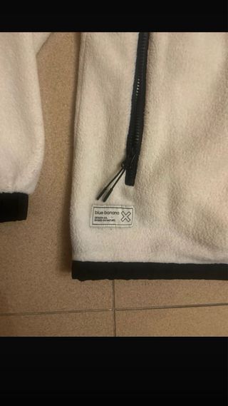 Chaqueta Polar Blue Banana Verde y Blanca