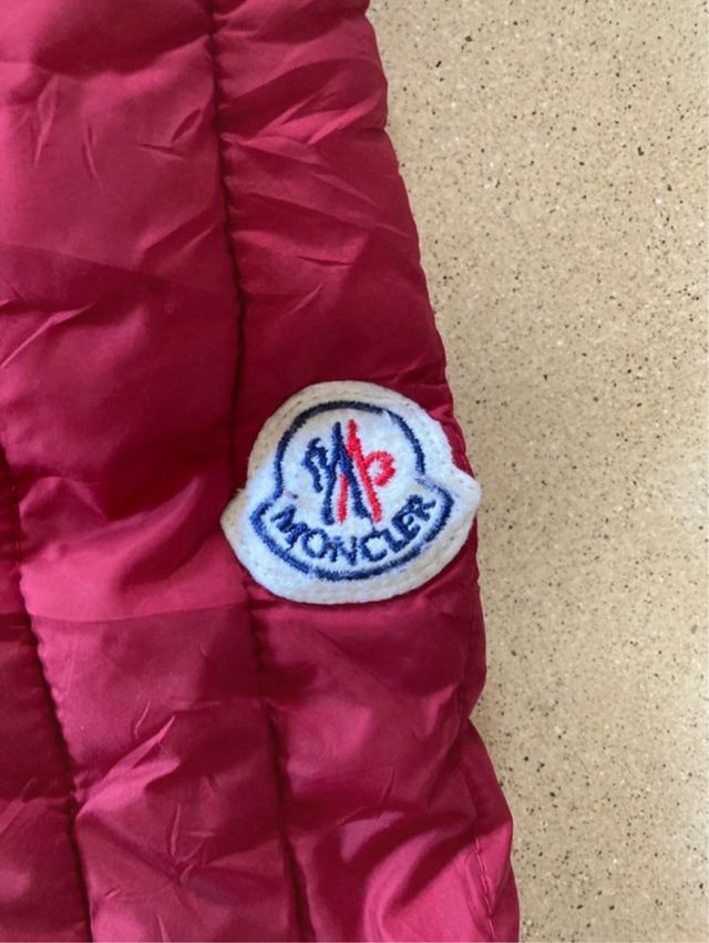 Chaqueta Moncler Mujer Roja y negra