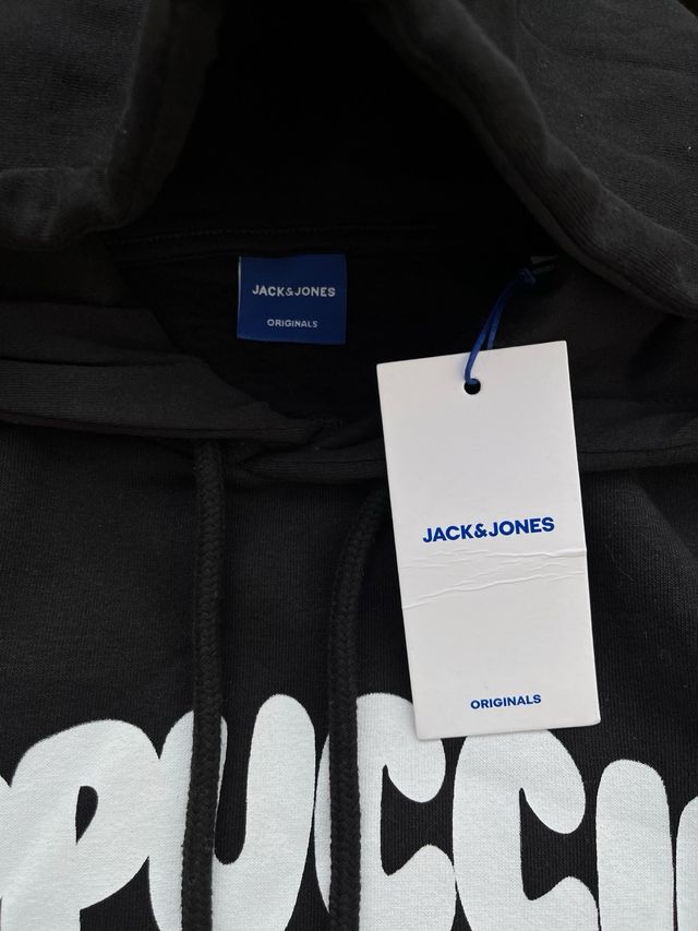 Hoodie Jack  Jones Retro Y2K Streetwear Logo Print