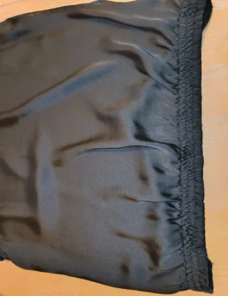 Top NAF NAF Encaje y Satén Negro Talla XL