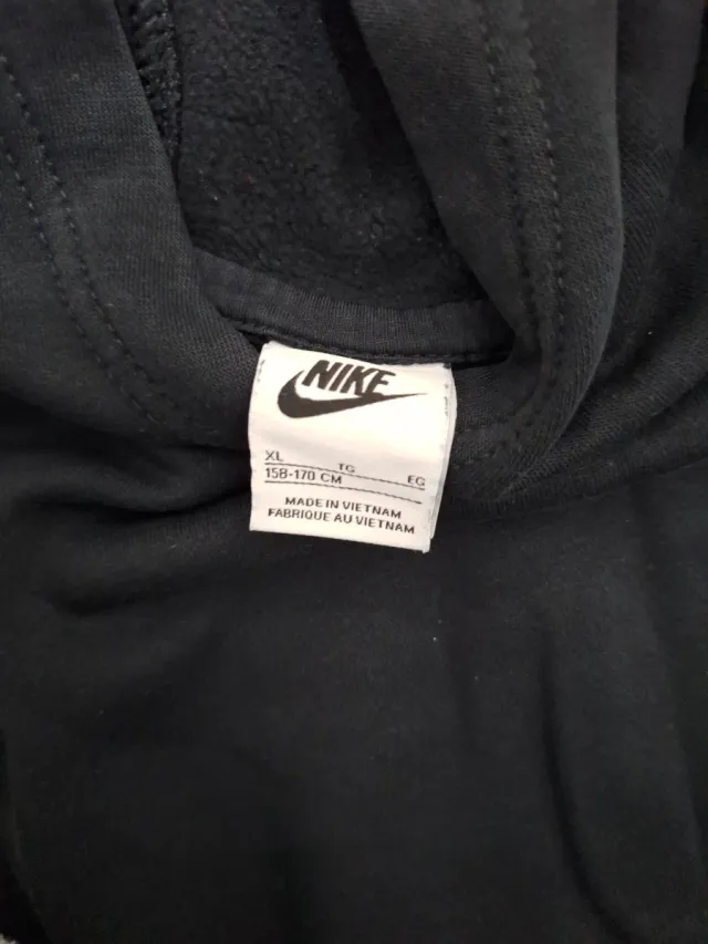 Sudadera Nike Negra Talla XL niño