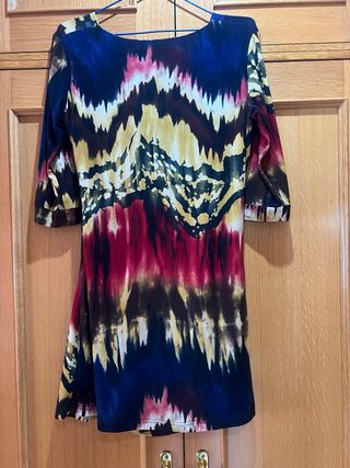 Vestido Cerezás manga larga estampado