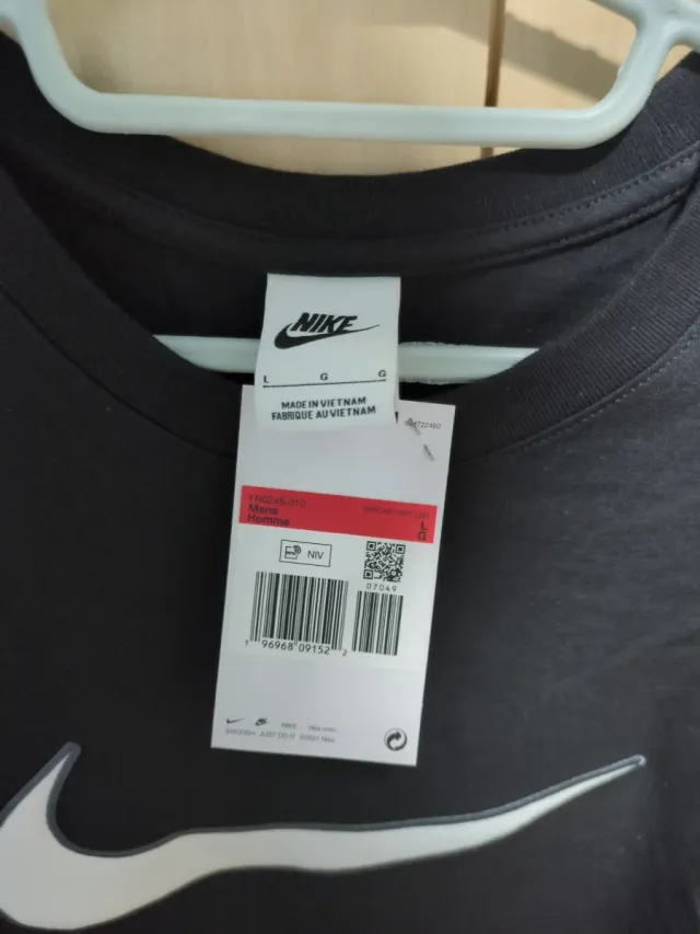 Camiseta Nike Negra Talla L