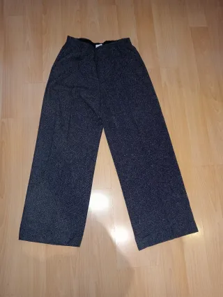 Pantalón vestir Mango gris. Talla S.