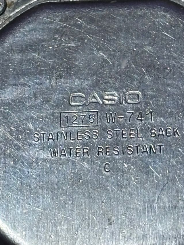 RELOJ CASIO 1275 W-741