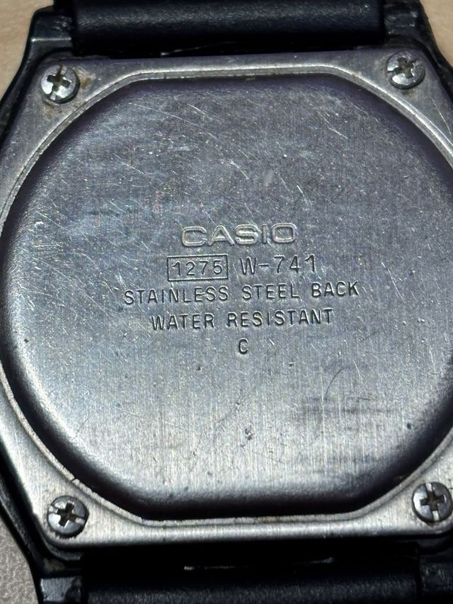 RELOJ CASIO 1275 W-741