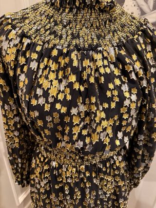 Vestido Michael Kors Negro y Dorado