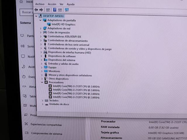 Mini PC Lenovo 8GB RAM Intel Core i3