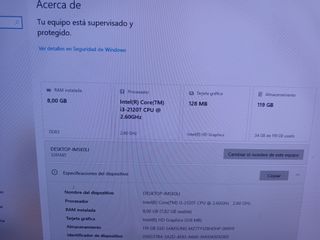 Mini PC Lenovo 8GB RAM Intel Core i3