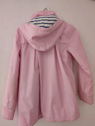 Gabardina niña rosa