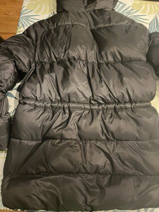 Plumas Mujer Mango Talla S Negra Impermeable