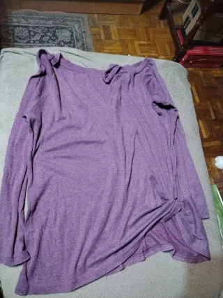 Jersey morado de manga larga