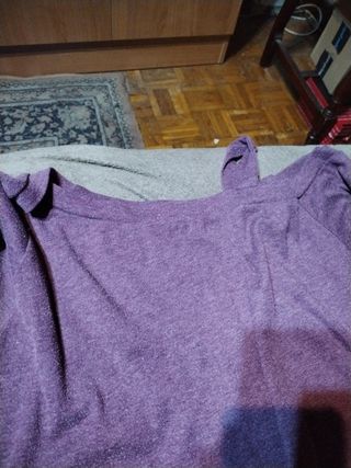 Jersey morado de manga larga