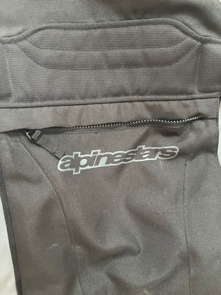 Chaqueta Moto Negra y Gris Talla XXL