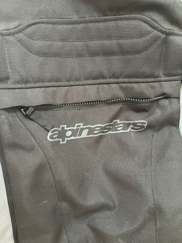 Chaqueta Moto Negra y Gris Talla XXL