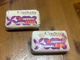 2 Saponi Cadum Savon Hydratant vintage