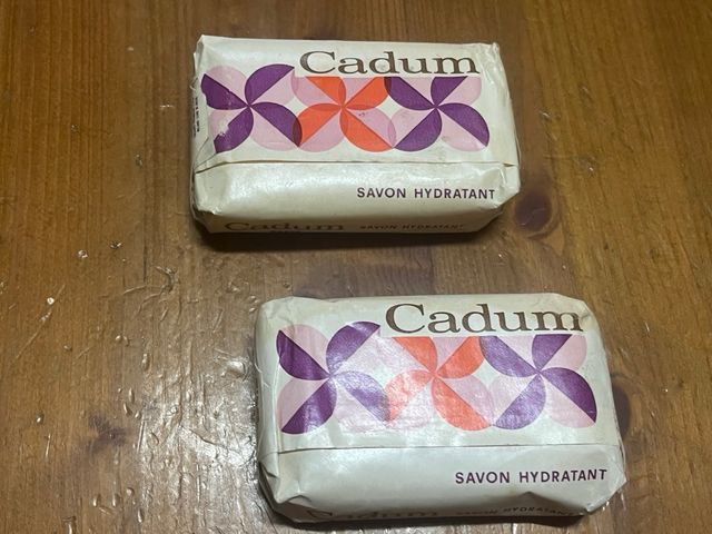 2 Saponi Cadum Savon Hydratant vintage