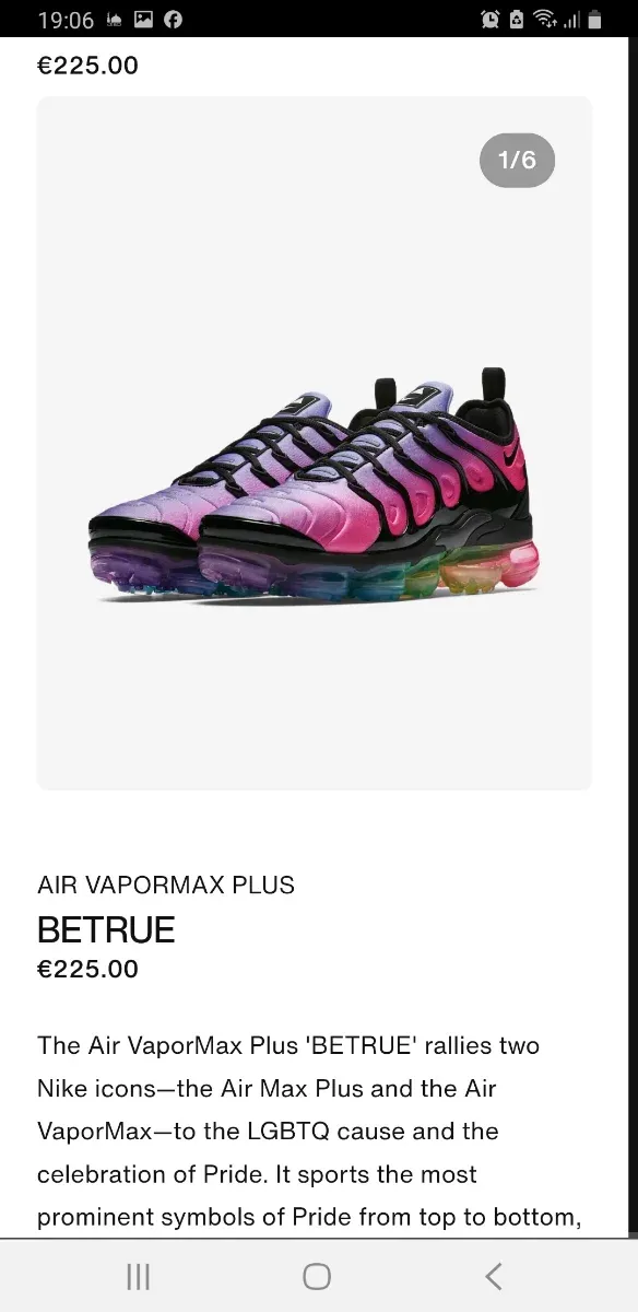 Nike Air VaporMax Plus Betrue Talla 41