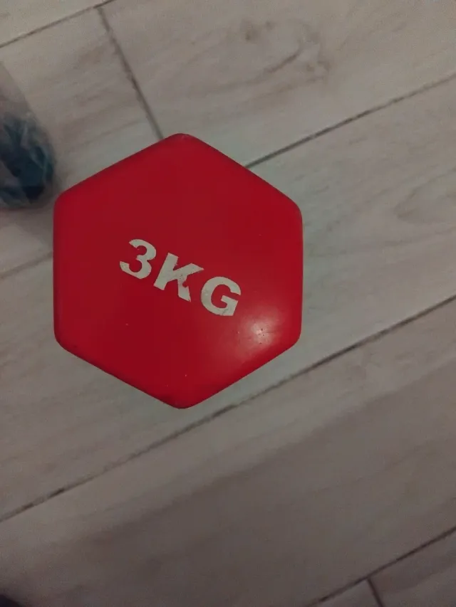 Mancuerna 3kg Hexagonal Roja