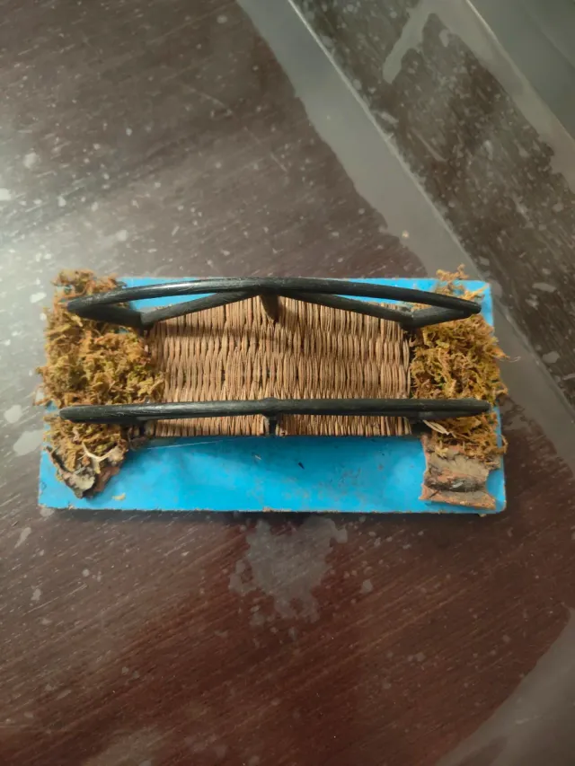 Puente río para belén