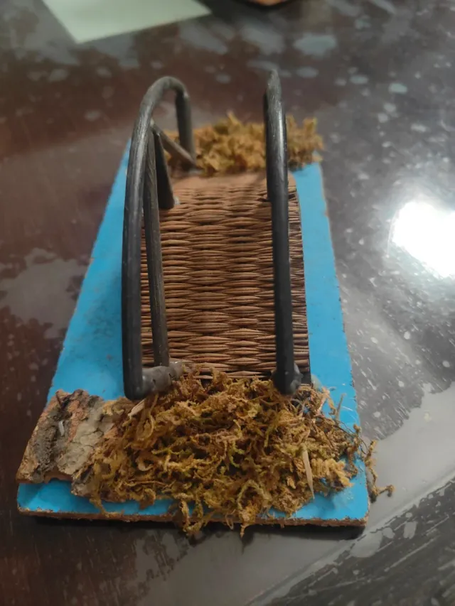 Puente río para belén