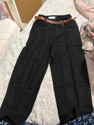 Pantalones Zara Negros Talla XS