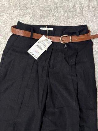 Pantalones Zara Negros Talla XS