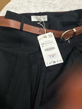 Pantalones Zara Negros Talla XS