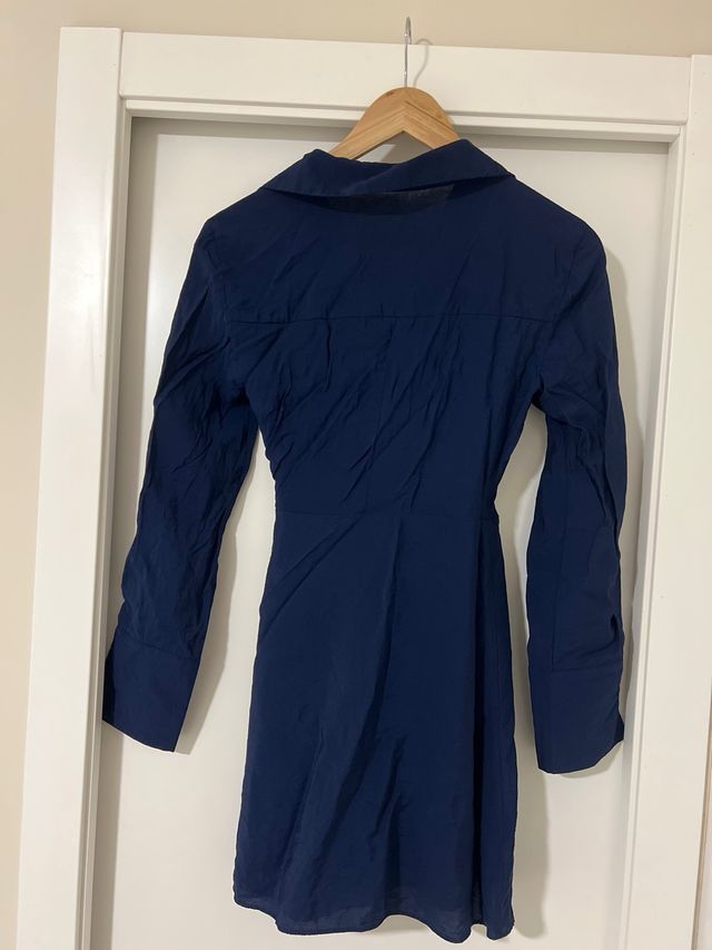 Vestido azul Mango