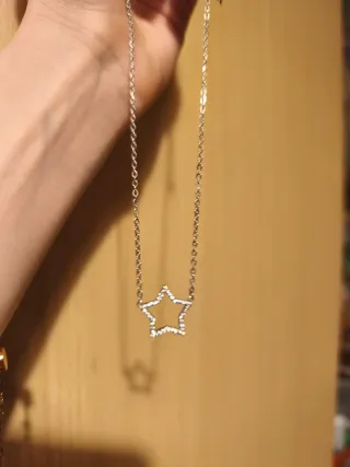 Colgante estrella circonitas plata