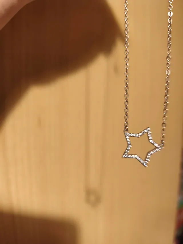 Colgante estrella circonitas plata