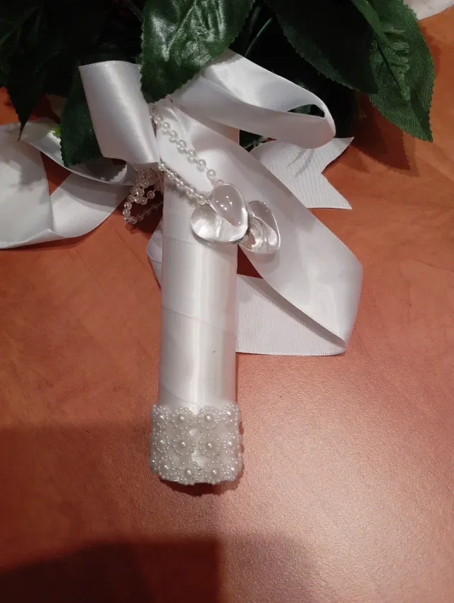 Set accesorios Novia (ramo rosas, velo y diadema)
