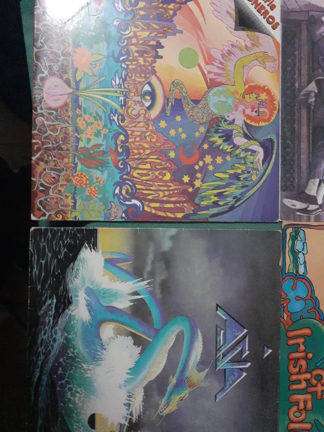 Lote Vinilos LP Compilatorios Folk y Pop Rock